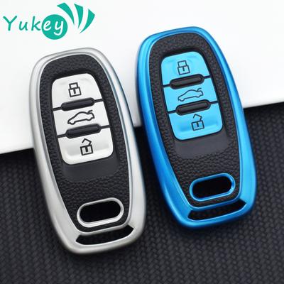 Чехол для ключей из ТПУ для A1 A3 A4 A5 A6 A7 A8 Quattro Q3 Q5 Q7 S4 S5 S6 S7 S8 R8 TT, защитные аксессуары для корпуса ключа