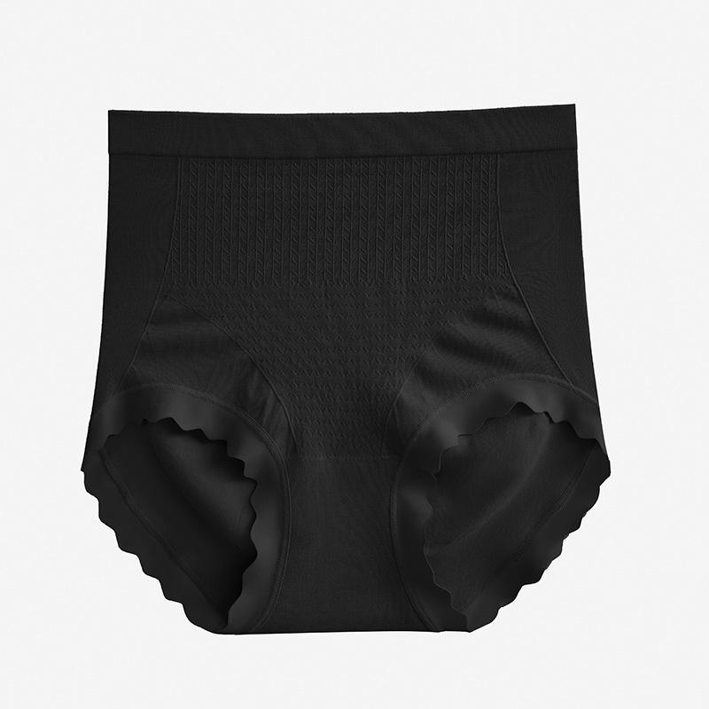 Нижнее белье женское с высокой талией, утягивающее бедра, утягивающее треугольное нижнее белье, трусики-трусы большого размера, антибактериальные, с промежностью