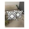 2pcs Throw Pillow Covers With Punch Embroidery