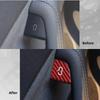 Pour Tesla Model Y Juniper 2025+ Model 3 Highland 2024, autocollants décoratifs en fibre de carbone pour bouton de commande de porte, accessoires