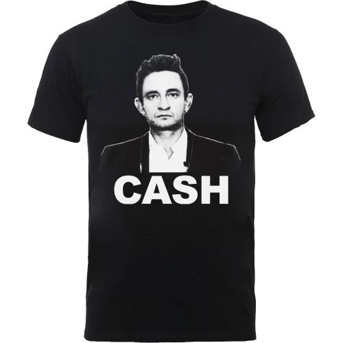 Johnny Cash Unisex T-Shirt Straight Stare