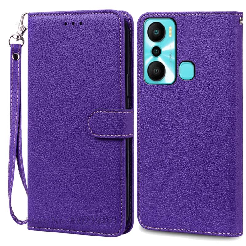 Hot 20i Case For Infinix Hot 20i Case Wallet Leather Flip Cover For Infinix Hot 20i Case X665C X665E Phone Cover Coque Fundas