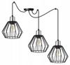Hanging Lamp, Ceiling Chandelier, Wire Shade, Led