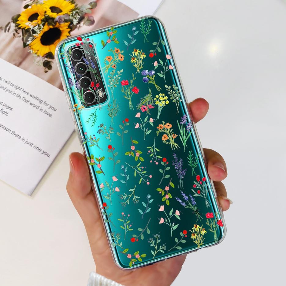 Для Huawei P Smart 2021 Чехол PPA-LX1 PPA-LX2 Новый Модный Расписной Чехол Мягкий ТПУ Чехол для Телефона Для Huawei Y7a Psmart 2021 Coque Capa