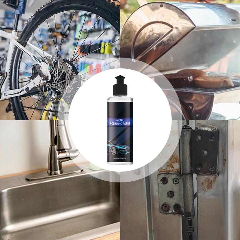 Heavy Metal Polish Metal Cleaner & Heavy Duty Polish Chrome Cleaner 100 мл Anti Rust Formula Stop Rust навсегда безопасен для всех