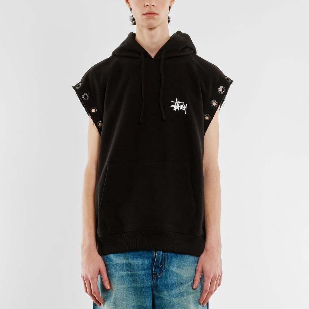 Junya Watanabe x Stussy Hooded Vest Black Men Tops WM-T909-100-1