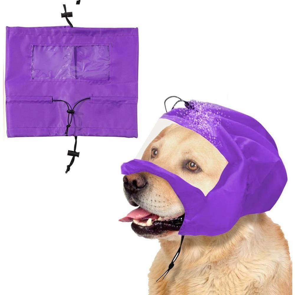 Foldable Dog Shower Cap Water Proof Dog Bathing Hood Skin Friendly Pet Bath Cap Pet Salon Bath