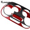 Real Soft Carbon Fiber Sticker For Fiat 500 Abarth 595 2012 2013 2014 2015 2016 2017 2018 2019 2020 2021 2022 2023 AC Trim