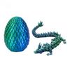 Набор Драконьих Яиц для 3D-печати с Хрустальным Драконом для Креативных Коллекционеров и Детей