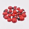 100 шт. Декор Божьи коровки Маленькие Божьи коровки Декор Деревянные Божьи коровки Формованные Украшения Поделки для DIY Поделки Микро Животные Подарки