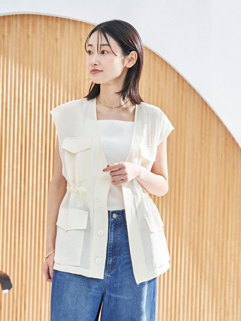 Cohen Прозрачный военный жилет 76606030215 0300 КИПЕЛЬНО-БЕЛЫЙ(03) СВОБОДНО