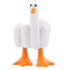 Middle Finger Duck Decoration Funny Little Duck Resin Figurine Ornament Decor Resin Craft