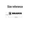 Металлическая 3D наклейка Brabus для декора интерьера и экстерьера автомобиля