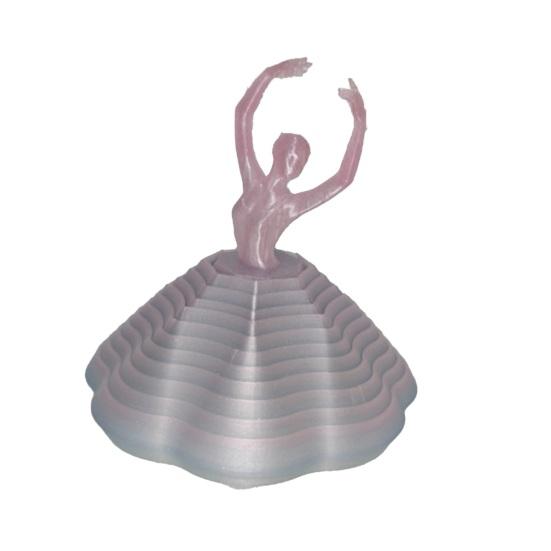 Вращающаяся балерина из 3D-печати, игрушка-спиннер, танцовщица балета, кинетическая настольная игрушка, расширенная сенсорная игрушка для снятия стресса для дома и офиса