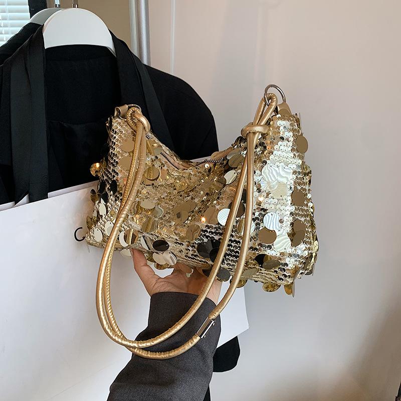 Сумка через плечо Niche Design, женская летняя модная сумка через плечо с блестками, иностранная модная сумка