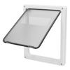 Quality Pet Dog Cat Safe Door Freely Enter Out for Doors Wall Easy Installation(white)