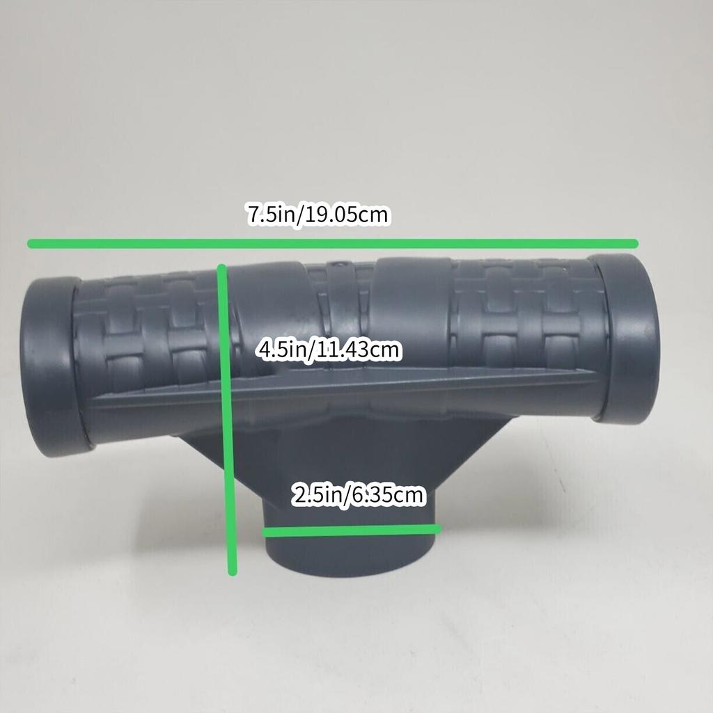 Pool Hose T Splitter 3 Way Pool Hose Connector Replacement for Bestway P07082 Above Ground Swimming Pool Filter Pump