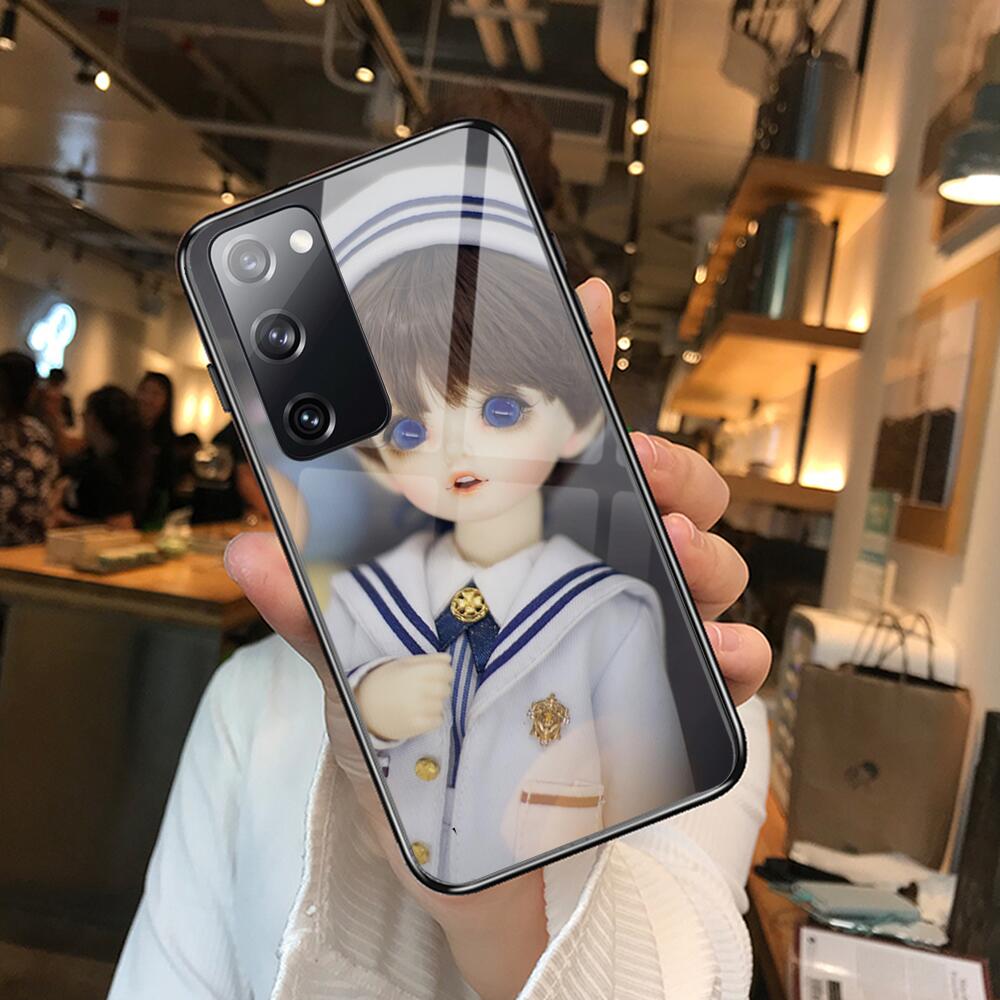 Чехол Krajews Creepy Dolls из закаленного стекла, чехол для телефона SamSung Galaxy S8 S9 S10E S20 S21 S5 S30 Plus S20 fe 5G Lite Ultr