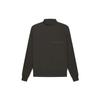 Fear of God Essentials Флисовая Толстовка с Длинным Рукавом FW22 Унисекс Толстовка Серая Черная FOG-FW22-044