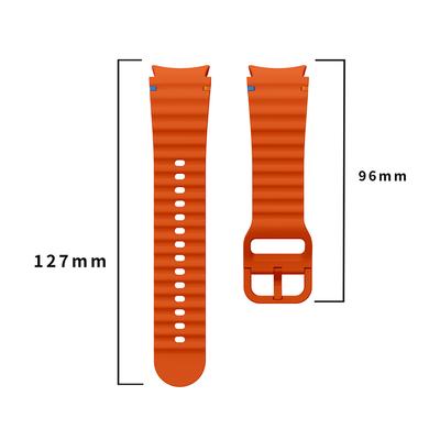 2 шт. Подходит для Samsung watch7/FE волнистый силиконовый ремешок с цветной пряжкой Подходит для ремешка Samsung watch6/5/4