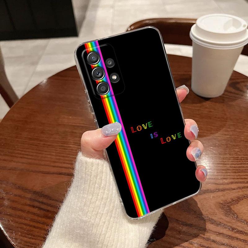 Gay Pride Flag Lesbians LGBT Phone Case For Samsung Galaxy A56 A57 A37 A55 A54 A36 A35 A26 A25 A16 A17 A07 A52 A34 A73 A53 Cover