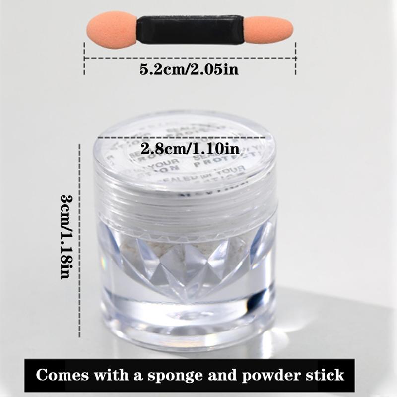 Аврора, жемчужно-белые ногти, блестящая пыль, хромированный лунный свет, белый втирание порошка, зеркальный пигмент, товары для дизайна ногтей, украшения