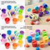 Matching Color Classification Cups Toy For Kids Early Learning Development And