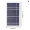 2W Solar Panel With Usb Waterproof Outdoor Hiking And Camping Portable Battery Mobile Phone Charging Bank Charging Panel 5V