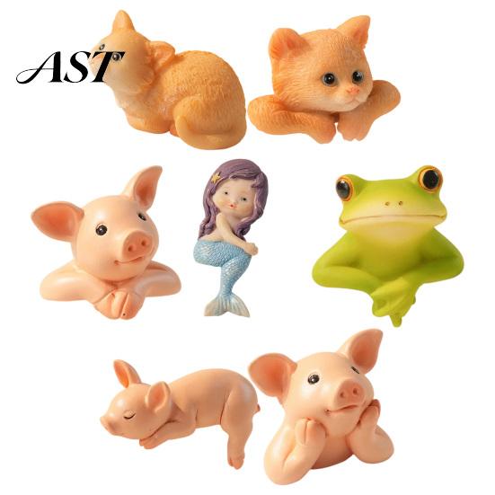 Decorative Switch Plates for Kids 3D Cute Animal Light Sticker, Cartoon Pig Cat Mermaid Frog Wall Adhesive Decor Stickers Stickers, Self?Adhesive