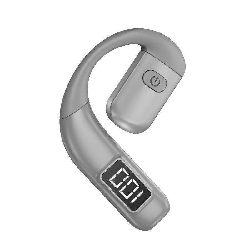 Универсальная Bluetooth-гарнитура с заушиной, не вставляющаяся в ухо, с индикатором заряда батареи, для бизнеса и спорта
