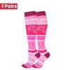 1 Pair Cute Cat Compression Socks Knee High 20-30 Mmhg Fit Medical Edema Diabetes Varicose Veins Running Sports Socks