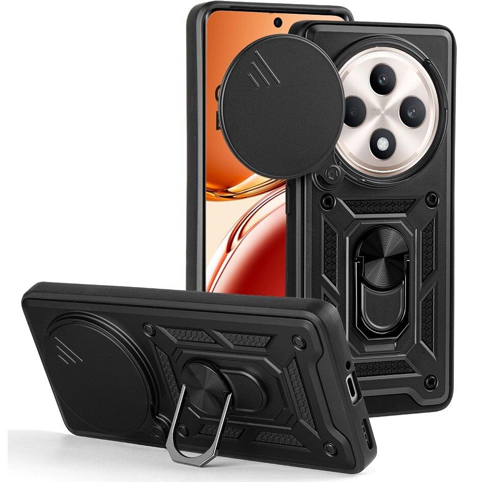 Бронированный чехол для Oppo Reno 12FS / Oppo Reno 12F, CamShield Slide, черный