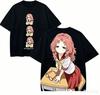 The Girl I Like Forgot Her Glasses Anime Lover TShirt Harajuku Cotton NewModel High Street Retro Fashion Oversized Unisex Soft