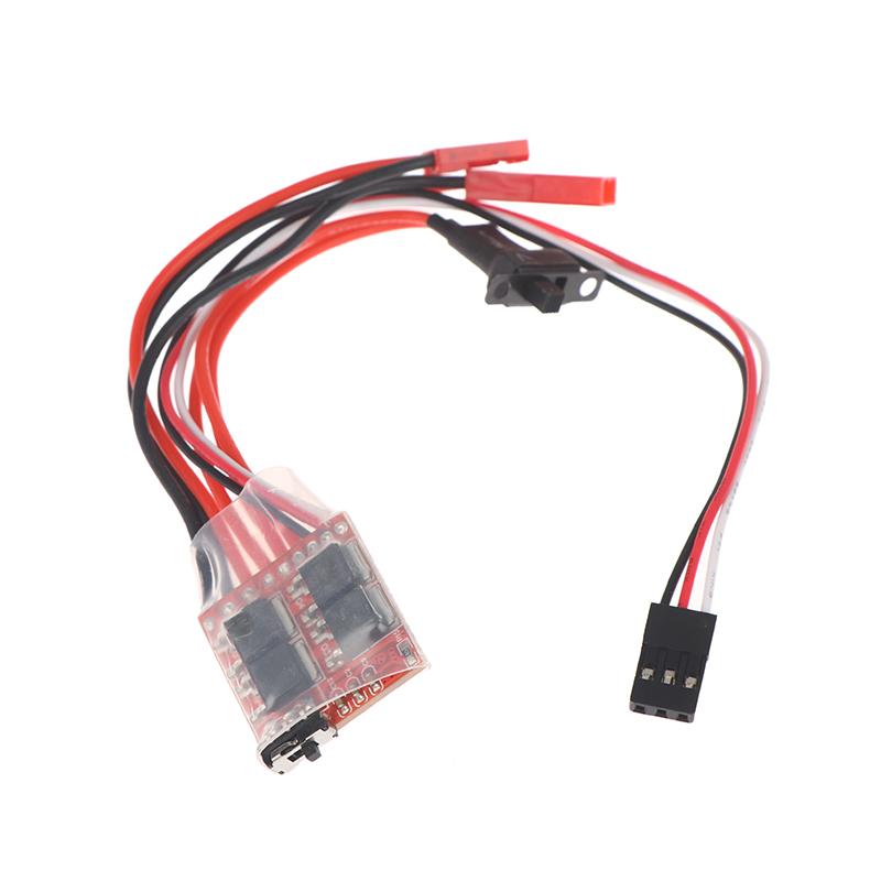 New Micro ESC 10A 15A 20A 30A Brushed ESC RC ESC Electric Speed Controller For DIY Mini 1/16 1/18 1/24 RC Car Boat Tank W/Brake