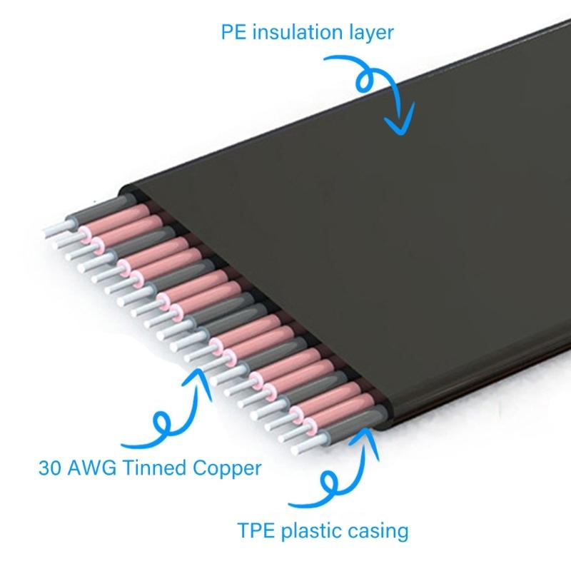 Fast Speed PCIE3.0 1x Extension Cable Supporting Full Bandwidth Data Transfer for Graphics Networking and Sound Cards