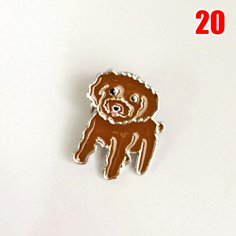 1PC Cartoon Pendant Dog Jewelry Dogs Brooches Pins Dachshunds Corgi Badge Decorated Cute Brooches