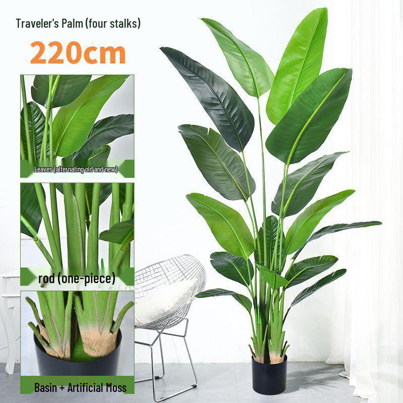 Artificial Indoor Plants & Trees: Monstera, Areca Palm, Jacaranda, Nandina, Rubber Fig - Free Shipping