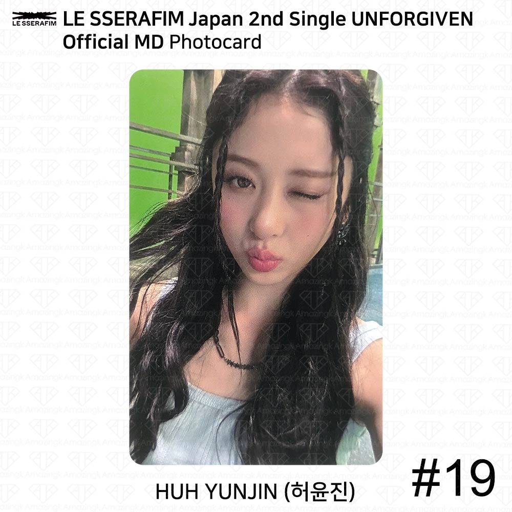 LE SSERAFIM Japan 2nd Single UNFORGIVEN Official MD Random Photocard Chaewon
