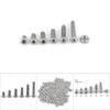 M4 Stainless Steel SS304  Machine Screws Bolts Nuts Assortment (Pan Head)