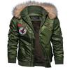 Men Air Force Tactical Jacket Warm Wool Liner Outerwear Parkas Winter Military Bomber Jacket Coat