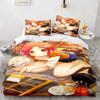 3D Printed Kawaii Girl Bedding Set Anime Sexy Girl Duvet Cover Double Twin Full Queen King Adult Kids Bedclothes Quilt Cove