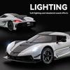 ABAX1 1/24 JESKO Supercar Model Alloy Cast Toy Car Simulation Sound and Back Pull Children's Toy Collection Birthday Gift
