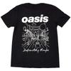 Летняя трендовая мужская футболка Oasis Vintage American Vintage из чистого хлопка, свободная мужская и женская футболка с коротким рукавом