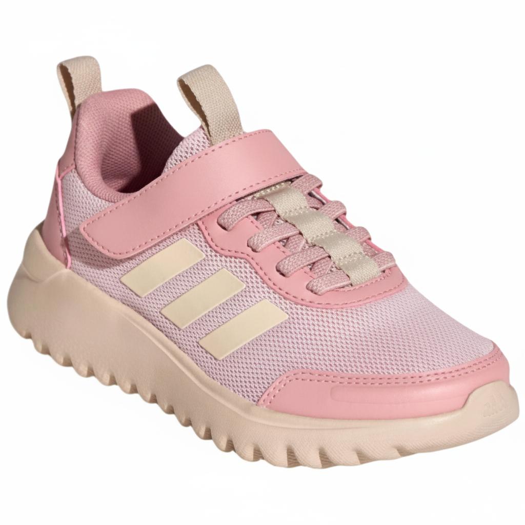 adidas Playflow El K Удобные Универсальные Низкие Повседневные Кроссовки для Детей Розовые KJ0772