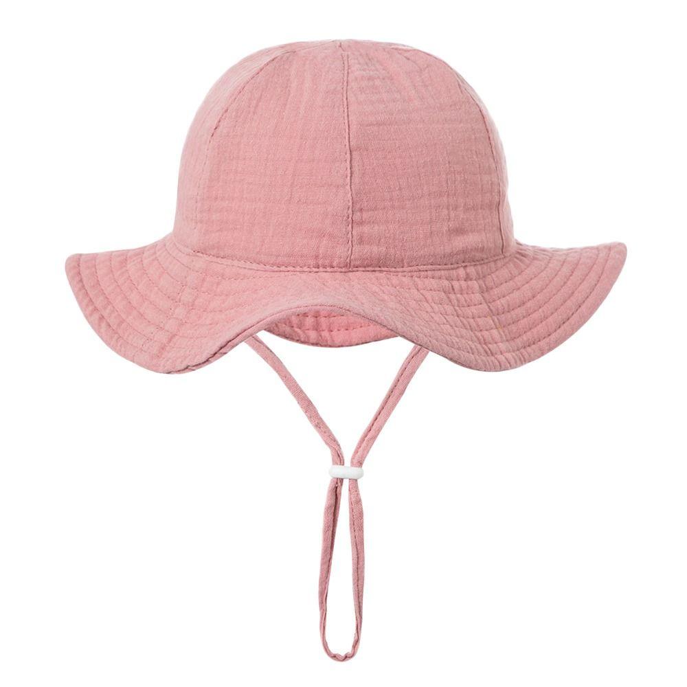 Boys Girls Cute Cartoon Baby Sun Cap Kids Bucket Hat Beach Hat Panama Cap