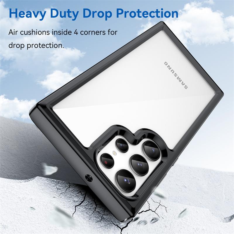 Для Чехол Samsung Galaxy S22 Ultra Чехол Samsung S22 Ultra Capas Прозрачный Цветной Fundas Samsung S23 S22 Plus Ultra Чехол