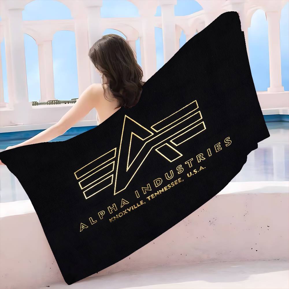 Alpha La Industries Мультяшное пляжное полотенце из микрофибры с принтом, для скалолазания, йоги, пляжа, плавания, бега, впитывающее, мягкое полотенце