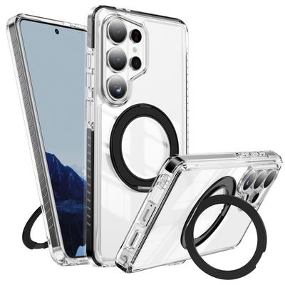 Применимо для Samsung S26Ultra кристальный щит магнитный держатель-присоска чехол для мобильного телефона S25Ultra магнитная присоска S24Ultra защитный чехол