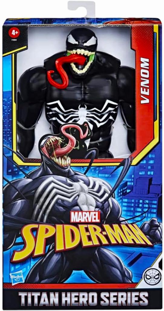 Hasbro Marvel Comics Titan Heroes 12 Inch Action Figure Venom 2023 VENOM Venom Spider-Man SPIDER-MAN [Item]