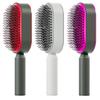 Self Cleaning Hair Brush for Women One-key Cleaning Hair Loss Airbag Massage Scalp Comb Anti-Static Hairbrush